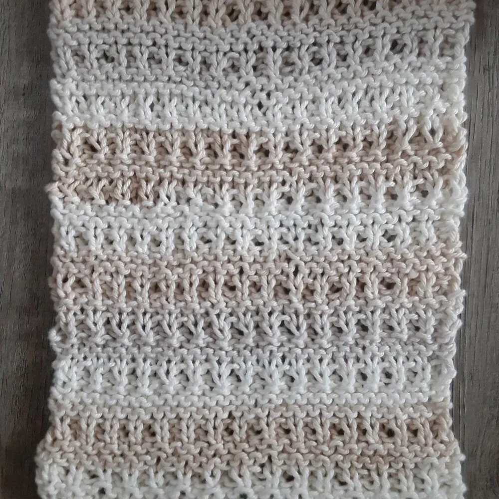 Set of 3 Handknit Washcloths